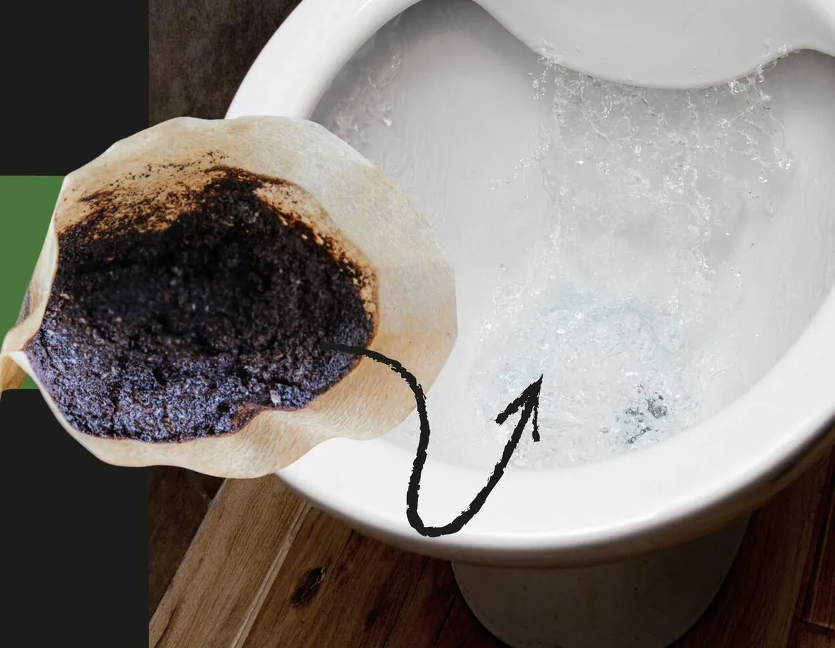Kaffeesatz im Klo: Warum das schnell nach hinten losgehen kann