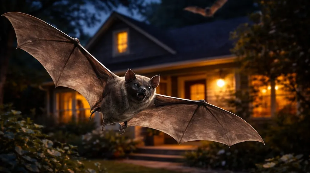 Fledermäuse in der Nacht: ein gutes Zeichen für Haus und Umwelt